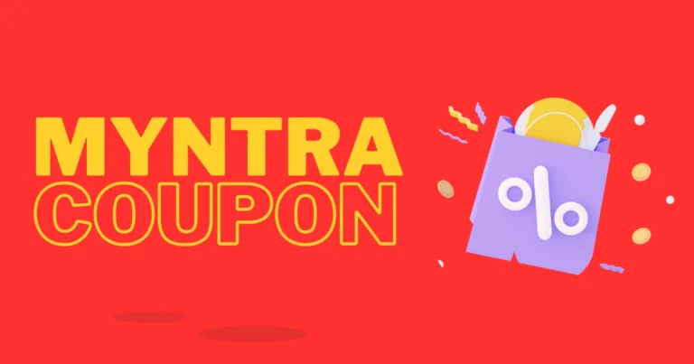 myntra coupon codes and a discount percentage element
